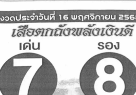 “เสือตกถังพลังเงินดี” ปล่อยของ! งวด 16 พฤศจิกายน 2568 เลขเด่นแรงมาเต็ม เตรียมรวยรับโชคใหญ่!